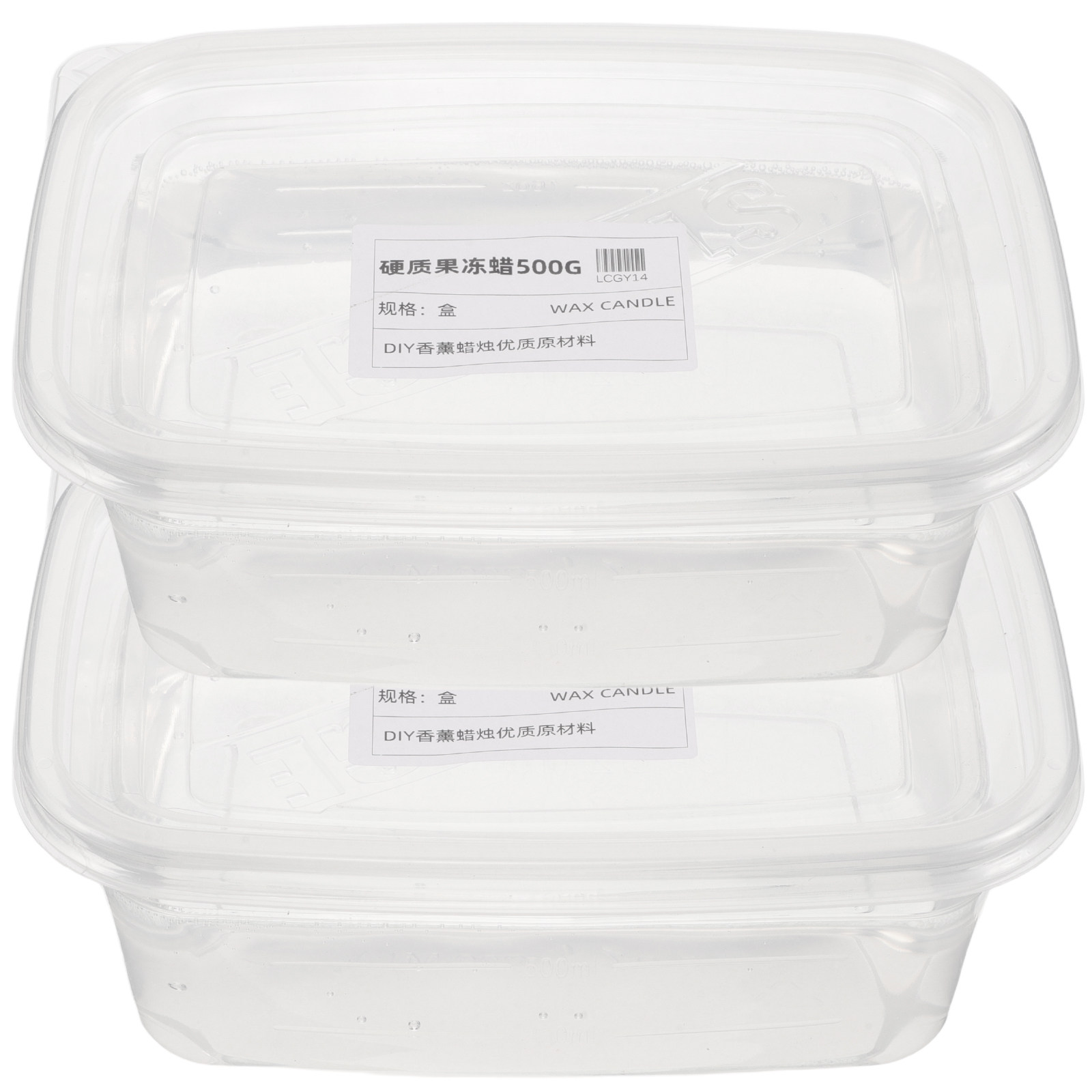 Candle Supplies Tins - Clear Gel Wax for Candle Making