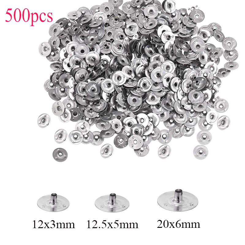 Candle Supplies Tins - 100 Chiếc Nến Bấc Kim Loại