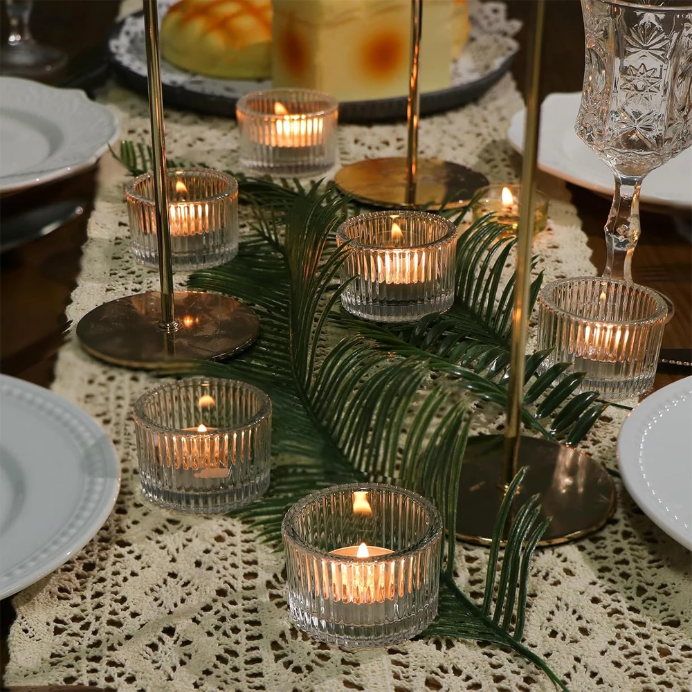 6/12pcs Clear Tealight Candle  - đánh giá và giá Candle Glass Supplies