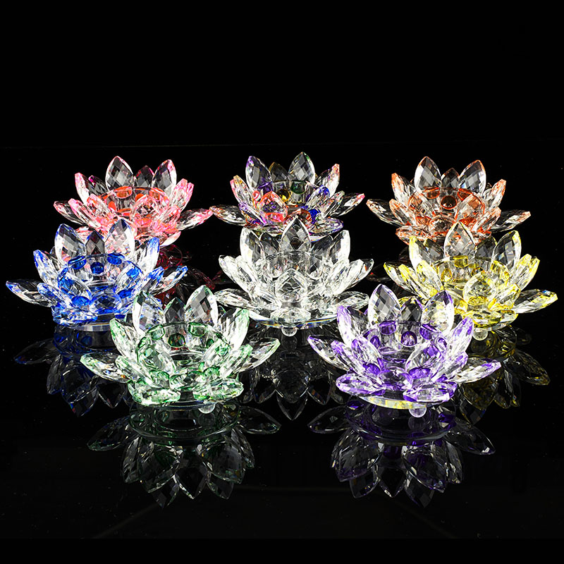 Handcrafts Crystal Lotus Flowe - đánh giá và giá Candle Glass Supplies