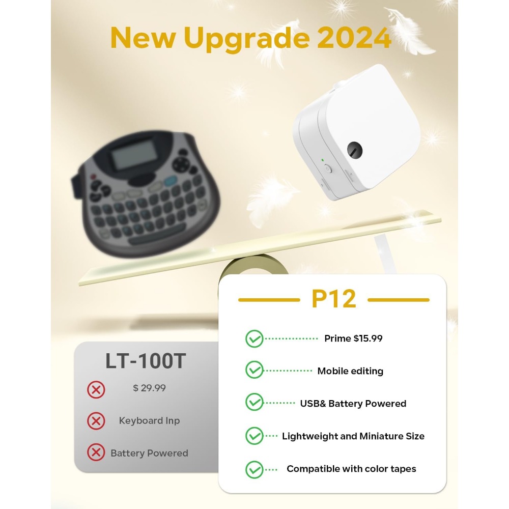 P12 Mini Label Maker Machine w - đánh giá và giá Sticker Label Template