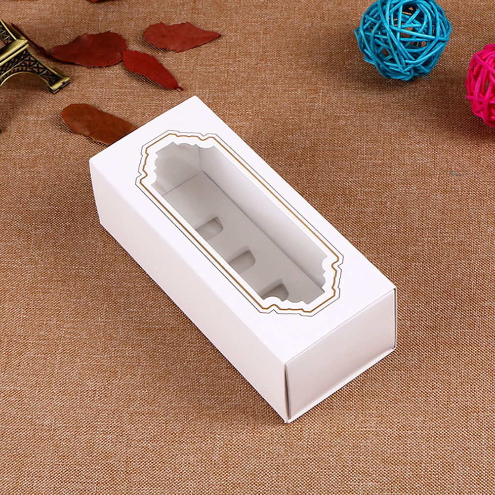 20pcs 5-Cavity Macaron Box Foo - đánh giá và giá Kraft Paper Box