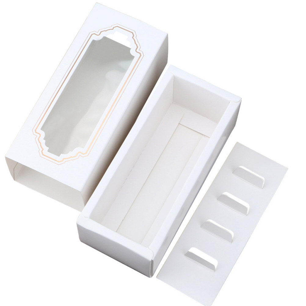 20pcs 5-Cavity Macaron Box Foo - đánh giá và giá Kraft Paper Box