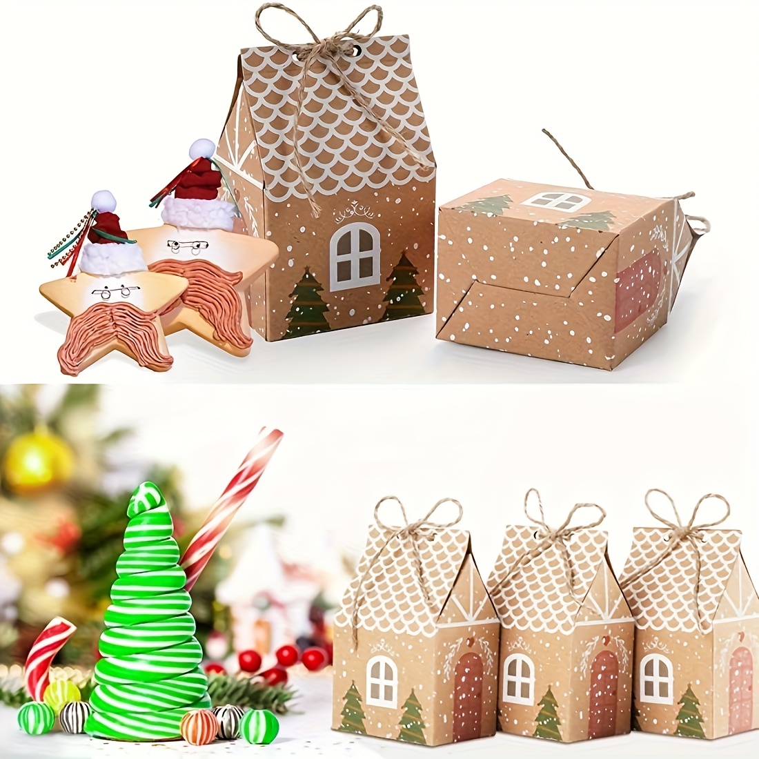 10/20pcs Mini Kraft Paper Gift - đánh giá và giá Kraft Paper Box