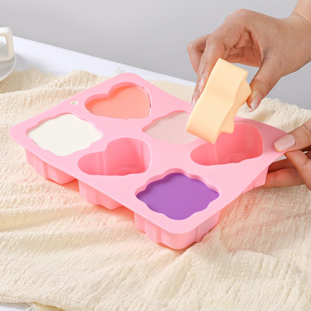 Square Heart Shape Silicone Mo - đánh giá và giá Candle Supplies Tins