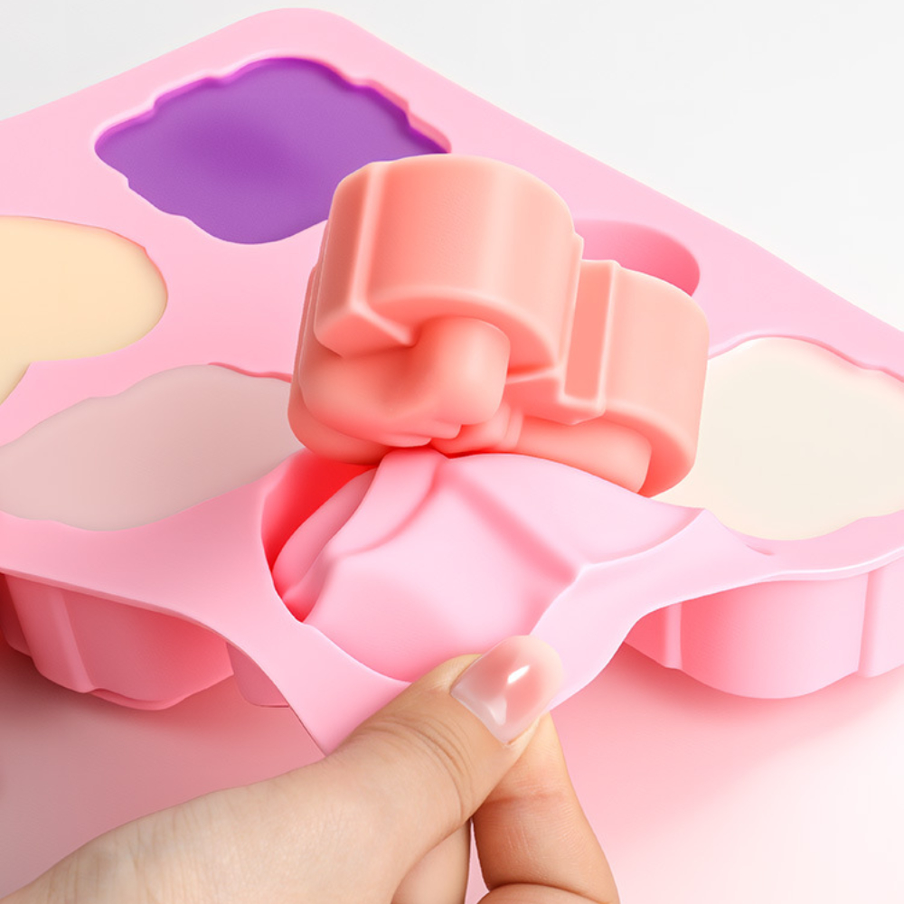 Square Heart Shape Silicone Mo - đánh giá và giá Candle Supplies Tins