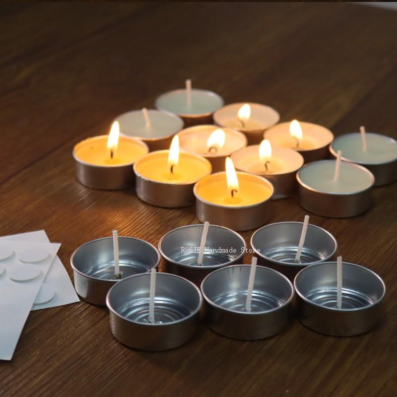 Empty Tea Wax Circular Aluminu - đánh giá và giá Candle Supplies Tins
