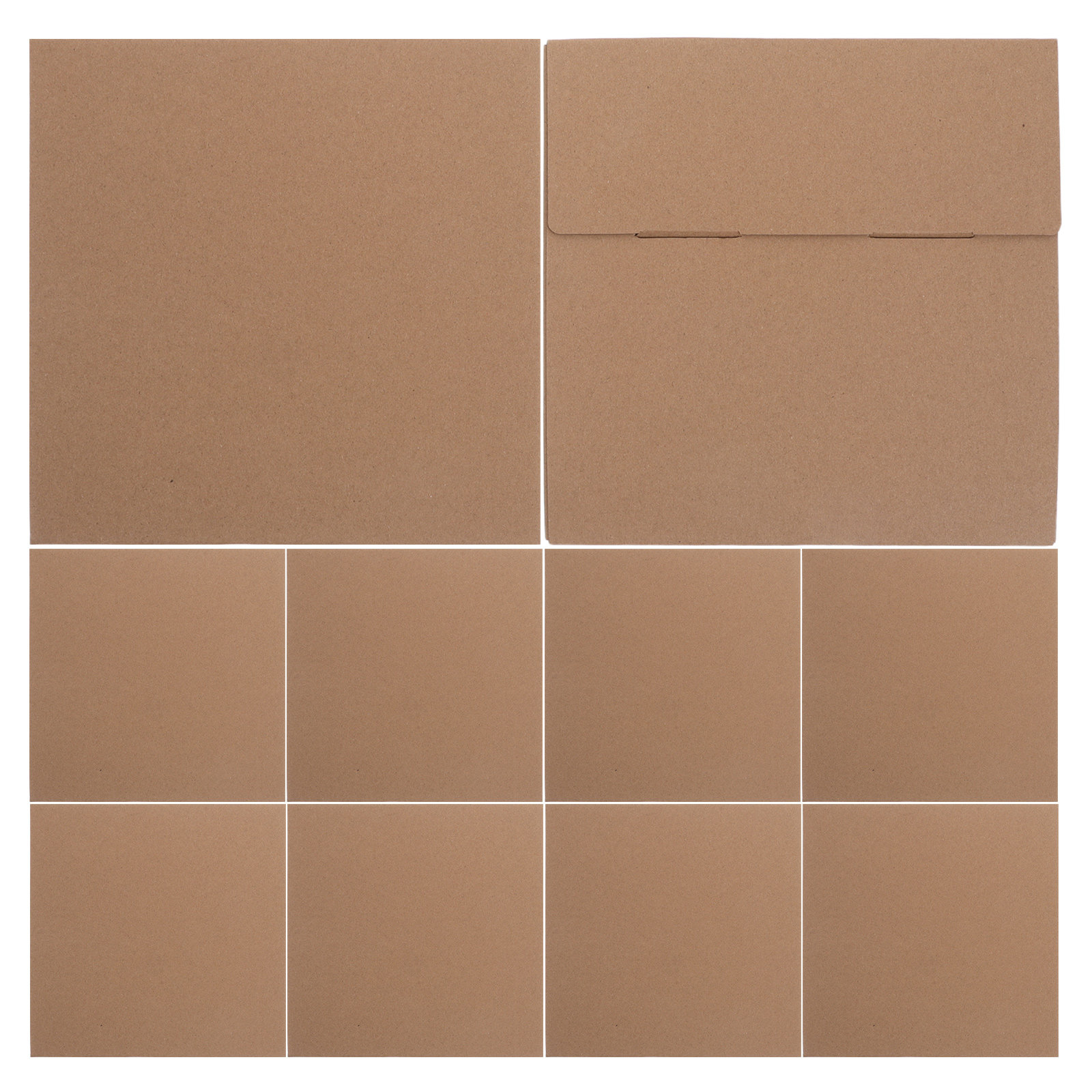 10Pcs Brown Kraft Paper Shippi - đánh giá và giá Kraft Paper Box