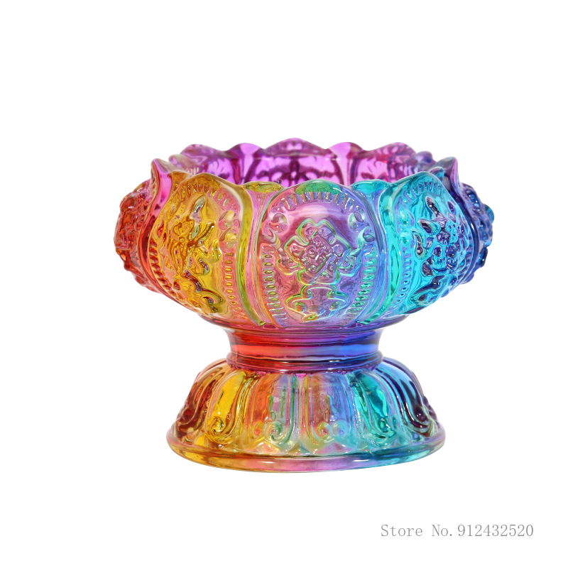 Colorful Lucky High Feet Lamp  - đánh giá và giá Candle Glass Supplies