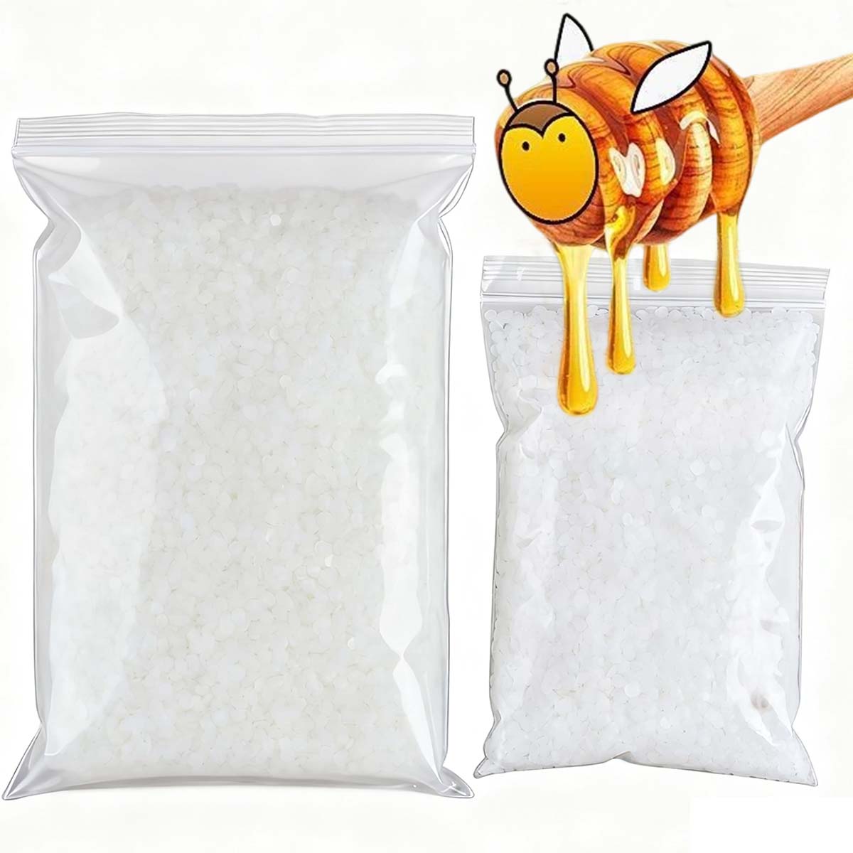 200g-1000g White Beeswax Pure  - đánh giá và giá Candle Supplies Tins