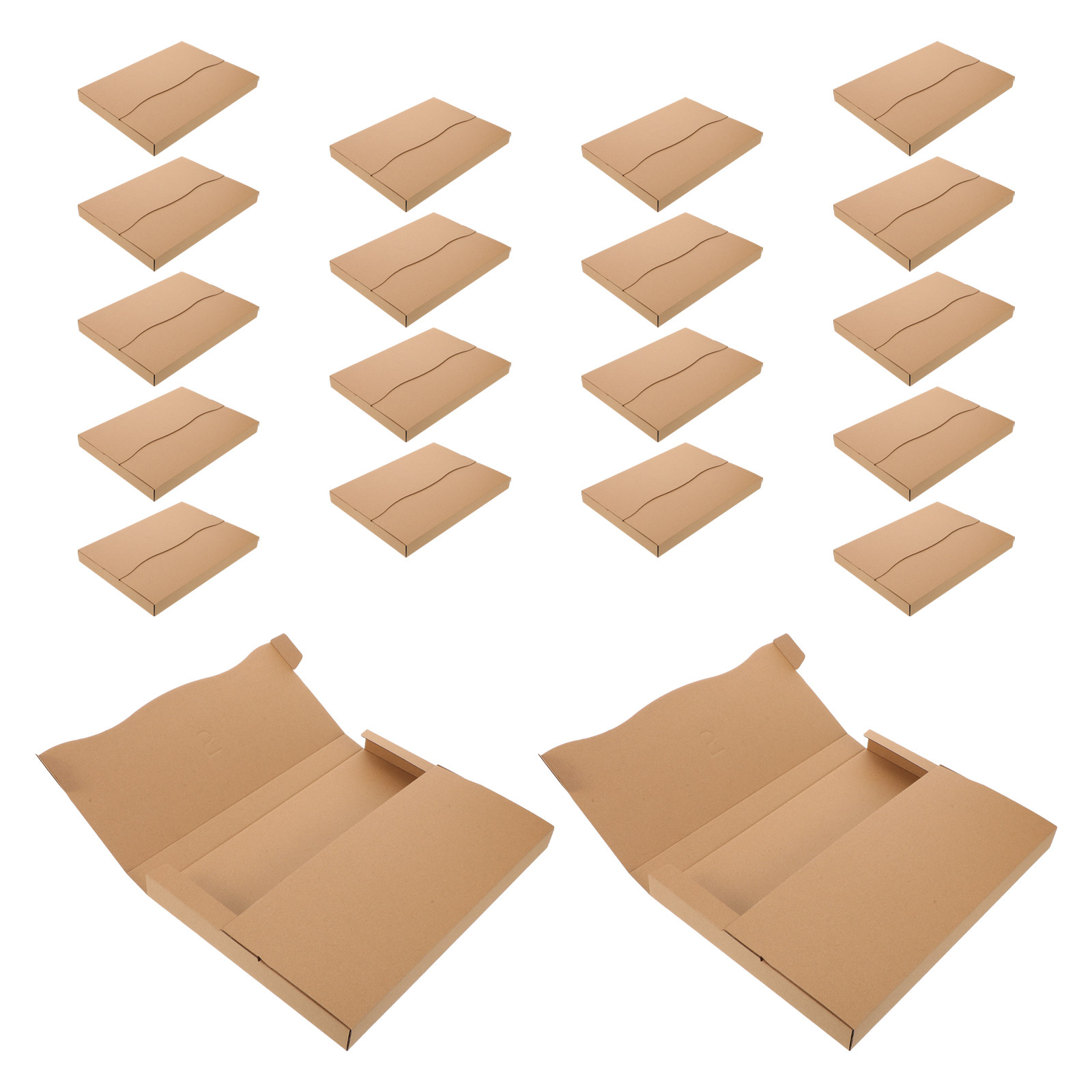 20Pcs Kraft Paper Mailing Boxe - đánh giá và giá Kraft Paper Box