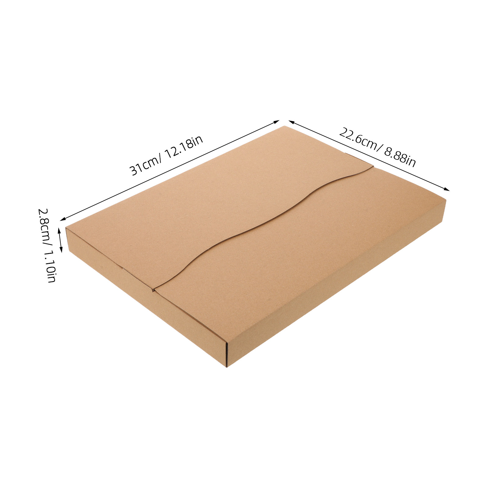 20Pcs Kraft Paper Mailing Boxe - đánh giá và giá Kraft Paper Box