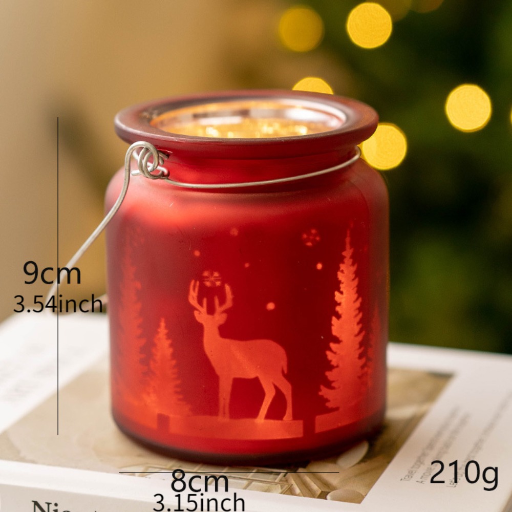 Christmas Electroplated Glass  - đánh giá và giá Candle Glass Supplies