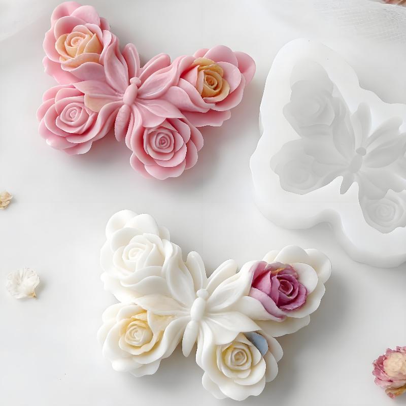 DIY Rose Butterfly Form Silico - đánh giá và giá Candle Supplies Tins