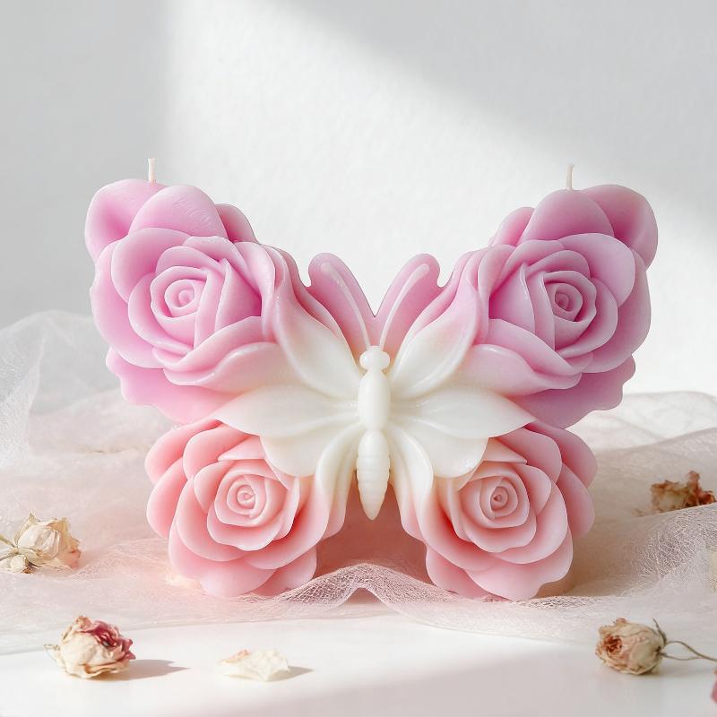 DIY Rose Butterfly Form Silico - đánh giá và giá Candle Supplies Tins