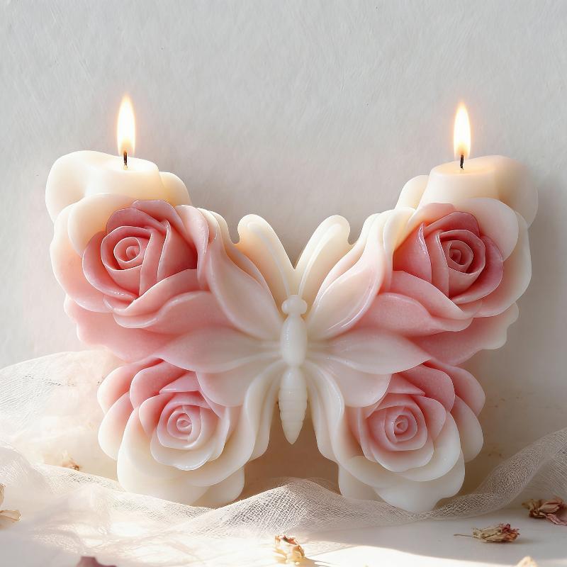 DIY Rose Butterfly Form Silico - đánh giá và giá Candle Supplies Tins