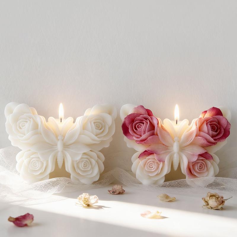 DIY Rose Butterfly Form Silico - đánh giá và giá Candle Supplies Tins