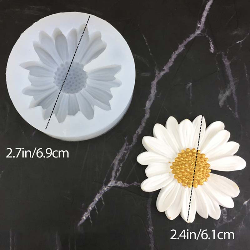 DIY Candle Silicone Mold Daisy - đánh giá và giá Candle Supplies Tins